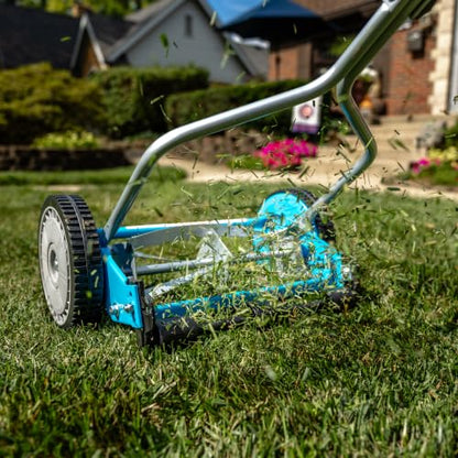 American Lawn Mower Company 2204-14 14-Inch 4-Blade Push Reel Lawn Mower - size: 14" 4 blade, 2.0