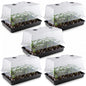 10x20 Humidity Dome with Plant Propagation Trays - 5 Pack Clone - size: 5 Trays + 5 Domes
