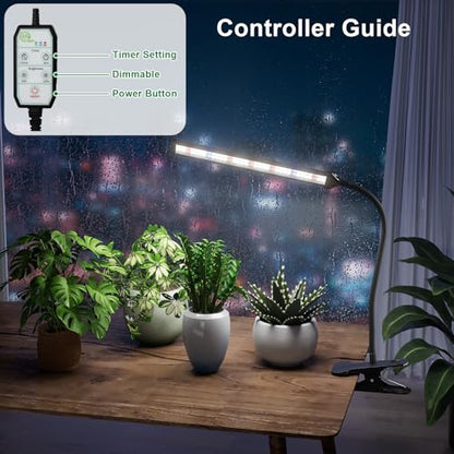 GooingTop Grow Light for Indoor Plants Growing, 6000K Full Spectrum (Pack of 2) - size: 40Watts (Pack of 2)