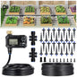 HIRALIY 100FT Automatic Drip Irrigation Kit with Timer - size: 100FT