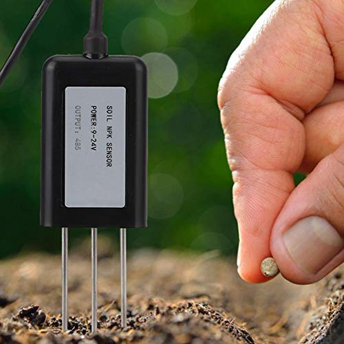 IP68 ABS Soil NPK Sensor,High Precision Soil Nutrient Intelligent Fertilizer Detector Tester Meter NPK Sensor