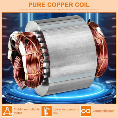 JIAWANSHUN 30W Concrete Vibrator Motor 110V AC 3600RPM Single Phase Screen