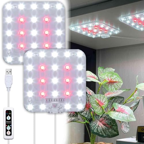 Under Shelf Grow Light, Auto Timer, Dimmable, Full Spectrum, 1-Pack - color: Full Spectrum