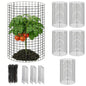 5 Pack Plant Protector from Animals, 24x12 Inches Wire Plant Protector, Plant Cages to Keep Animals Out - size: 5 Pack, 12"x24"