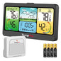 TempPro TempAir 1000FT Weather Stations Wireless Indoor Outdoor Thermometer - color: Black
