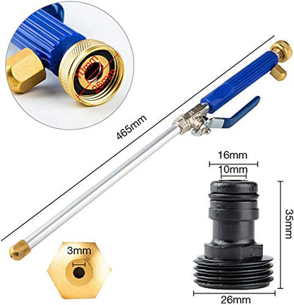 High Pressure Power Washer Attachment Hose Nozzle Wand Lance - color: Blue