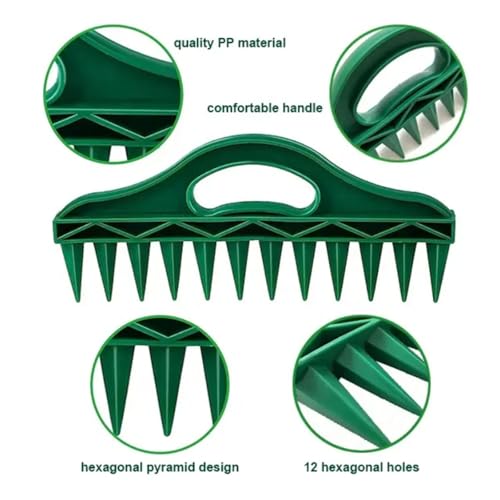 12 Hole Seed Dibber Seed Spacing Tool, Vegetable Seed Planter Tool