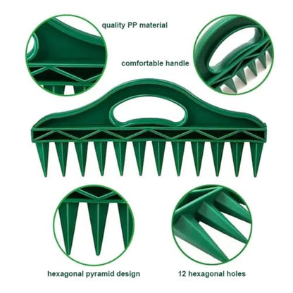 12 Hole Seed Dibber Seed Spacing Tool, Vegetable Seed Planter Tool