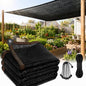 PJT 75% Shade Cloth for Garden 12x20 FT, Breathable HDPE Sun Shade Cover - size: 12x20FT