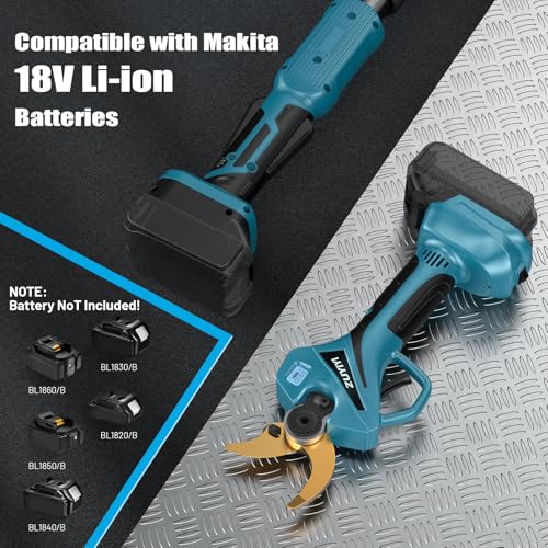Cordless Pole Pruner for Makita 18V Battery, Electric Pruning Shears