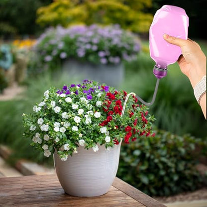 Precision Spout 0.45L Watering Can – Perfect for Delicate Seedlings - Potted Plants -Pink - color: Pink