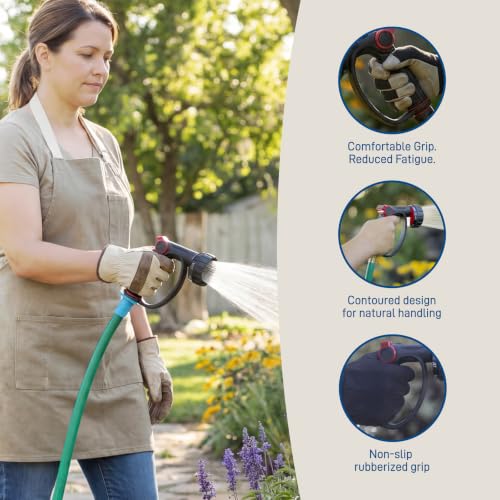 Orbit 58993 7-Pattern Watering Nozzle with Thumb Control, Black - size: 7-Pattern, style: Thumb Control