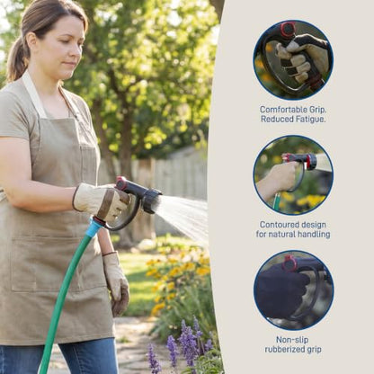Orbit 58993 7-Pattern Watering Nozzle with Thumb Control, Black - size: 7-Pattern, style: Thumb Control