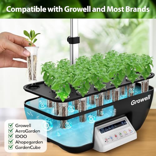 Growell 120Pcs Hydroponic Pods Kit, Seed Starter Refill for Indoor Garden - size: 120 Pcs