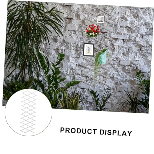 GALPADA Expandable Garden Fence Wall Fence Decor Wooden Fencing for Climbing Plant Support Patio Lawn Garden Decorative 59.05 X 15.74 X 0.59 in 1 piece
