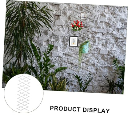 GALPADA Expandable Garden Fence Wall Fence Decor Wooden Fencing for Climbing Plant Support Patio Lawn Garden Decorative 59.05 X 15.74 X 0.59 in 1 piece