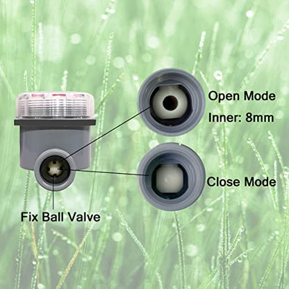 Water Timer Garden Irrigation Controller with 8 Programs for Lawn - style: 1 Outlet Electronic Timer