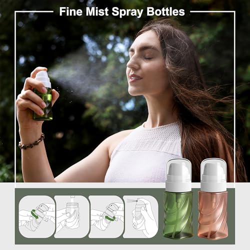 RNOAFMU Small Spray Bottle 2Pack, 2oz/60ml Travel Size