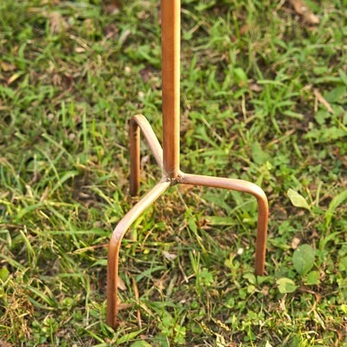 Large Copper Colored Birdhouse Garden Stakes (Oval Shape)