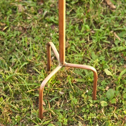 Large Copper Colored Birdhouse Garden Stakes (Oval Shape)