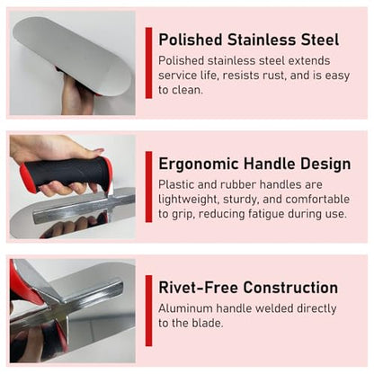 Concrete Tools 4pcs Set - size: Concrete Tools Set