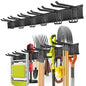 PIYILO 48 in Garage Tool Organizer Wall Mount, Adjustable Tool Storage Rack - size: 48 inch Double-Layer 6-Hook