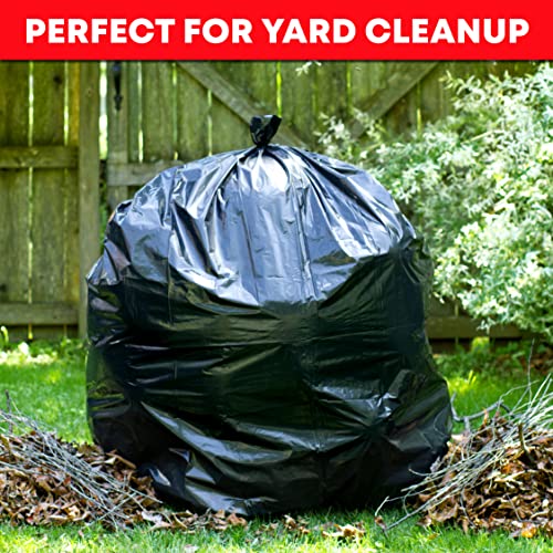 Tasker 65 Gallon Trash Bags Heavy Duty | 120 Count | Extra Large 64 Gallon Trash Bags for Toter | Garbage Bag 65 Gallon Trash Can Liners - size: 120 Count (Pack of 1)