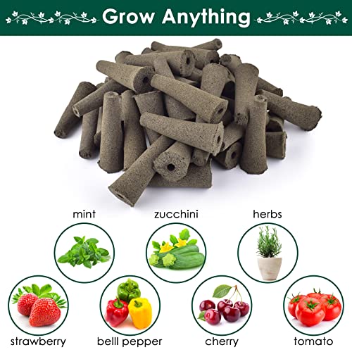 PACETAP 80 Pack Grow Sponges Compatible with AeroGarden, Replacement Refill Grow Sponge for Hydroponic Indoor Garden System - size: 80 Pack