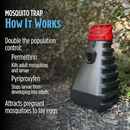 Grandpa Gus's Mosquito Trap and Outdoor Bug Killer for Outdoors, 2 Pack