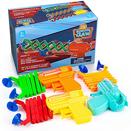 Robotic Claw Toy for Kids - 3 Pack Robotic Grabber Set, Fun and Interactive Grasping Toy, Ages 3+ - style: Robotic Claw Grabber