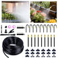 50ft Drip Irrigation System with 18pcs Misting Sprinkler Kit