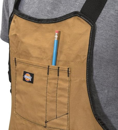 Dickies 16-Pocket Workshop Bib Apron - color: Tan, style: 1 Unit