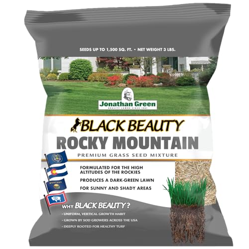 Jonathan Green Black Beauty Rocky Mountain Colorado Grass Seed Mix - 3 lb - size: 3 lb