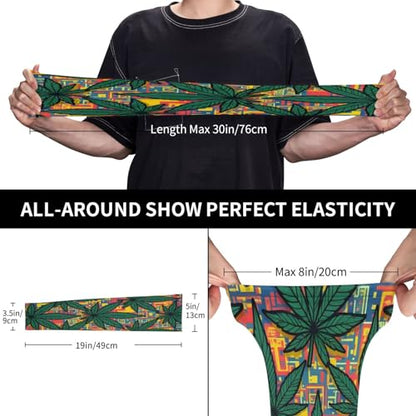 Marijuana Arm Sleeves Cannabis Weed Gardening Sleeves for Women Men - color: Marijuana 069