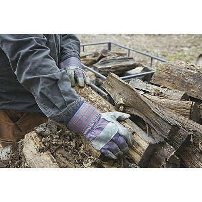 ATERET AG60 Work Gloves with Safety Cuff & Wing Thumb I 12 Pairs Glove Pack I Ideal Use for Lanscaping & Gardening - size: Pack of 36