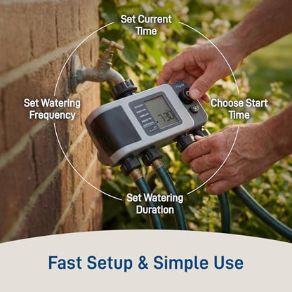 Orbit B-hyve XD 4-Port Smart Hose Watering Timer with Wi-Fi Hub - 24639 - size: 4-Port, style: Smart
