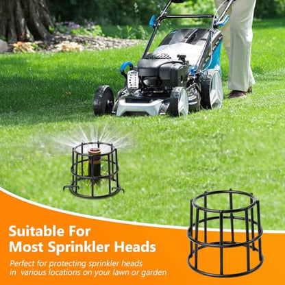 5 Set Upgraded Lawn Sprinkler Head Protector Metal Lawn Sprinkler Guard