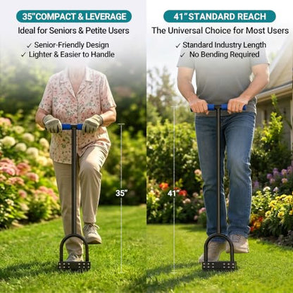 35in One-Piece Edger Lawn Tool for Seniors and Petite Users - size: 35" One-piece