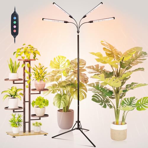 FECiDA Full Spectrum Standing Grow Lights for Indoor Plants, Bonsai Tree - size: 4-Tube