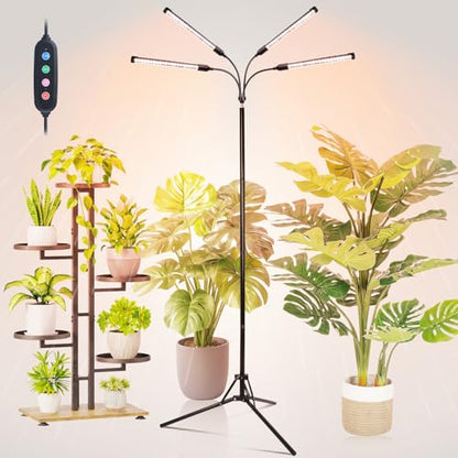 FECiDA Full Spectrum Standing Grow Lights for Indoor Plants, Bonsai Tree - size: 4-Tube