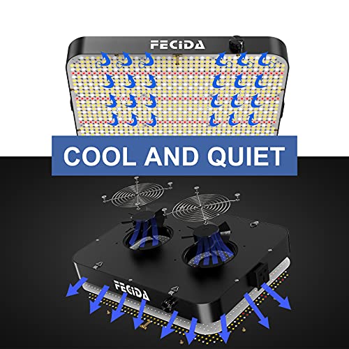 FECiDA Dimmable LED Grow Tent Light for 2x4 3x3 ft Coverage - size: 260 Watt