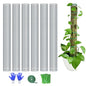 6 Pack Metal Moss Pole, 40" Large Moss Poles for Plants Monstera, Stackable Sphagnum Moss Pole for Plants Work with Sphagnum Moss(6 Pack 40") - color: 6 Pack 40"