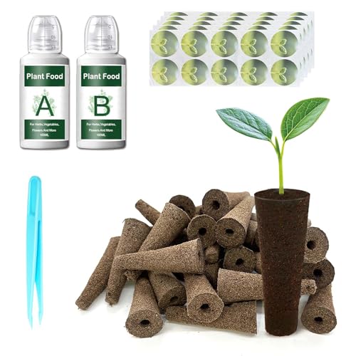 Hydroponic Grow Sponges Seed Starter Pod Kit