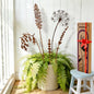 5-Pack Rust-Finish Wildflower Garden Stakes - style: Wildflower Mix Set
