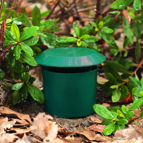Qualirey 5 Pcs Slug Traps for Garden, Beer Trap for Snails, Green - color: green