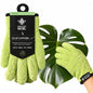 BLESS YOUR SOIL Microfiber Dusting Gloves for Plants, Premium Leaf Cleaning Gloves for Houseplants - Reusable, Lint Free