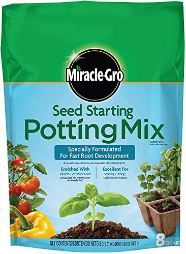 Miracle-Gro Seed Starting Potting Mix, 8 qt. - size: 1 Pack