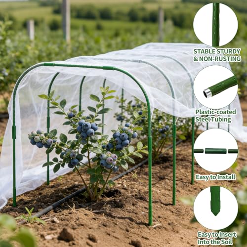 Garden Netting Kit for Raised Beds, 8 x 20 FT Ultra Fine Mesh