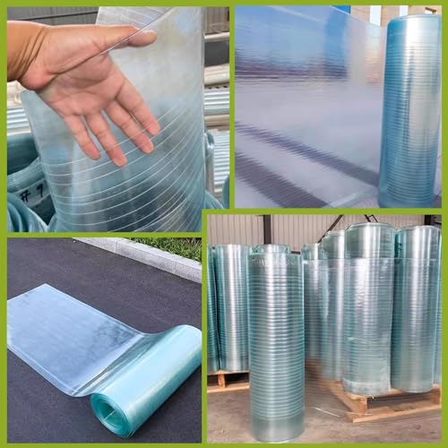 Polycarbonate Greenhouse Panels Clear Roofing Sheets 4x16ft - size: 4X16FT