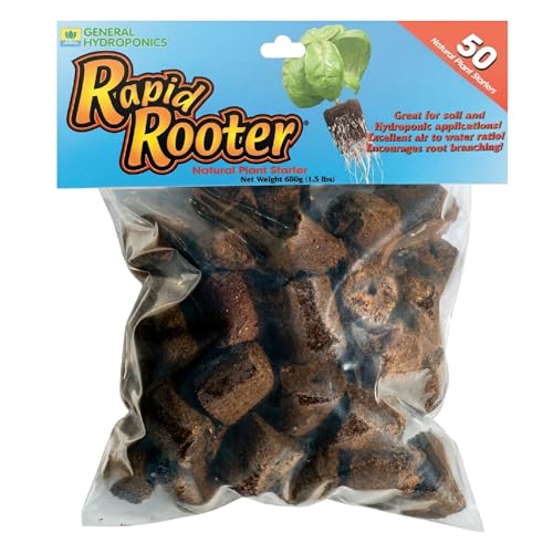 General Hydroponics GH3253 Rapid Rooter Replacement Plugs 50 Count - size: 50 Count